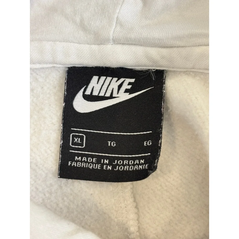 Nike Sportswear‎ Split Logo Hoodie White Blue Orange Swoosh Pullover Girls XL